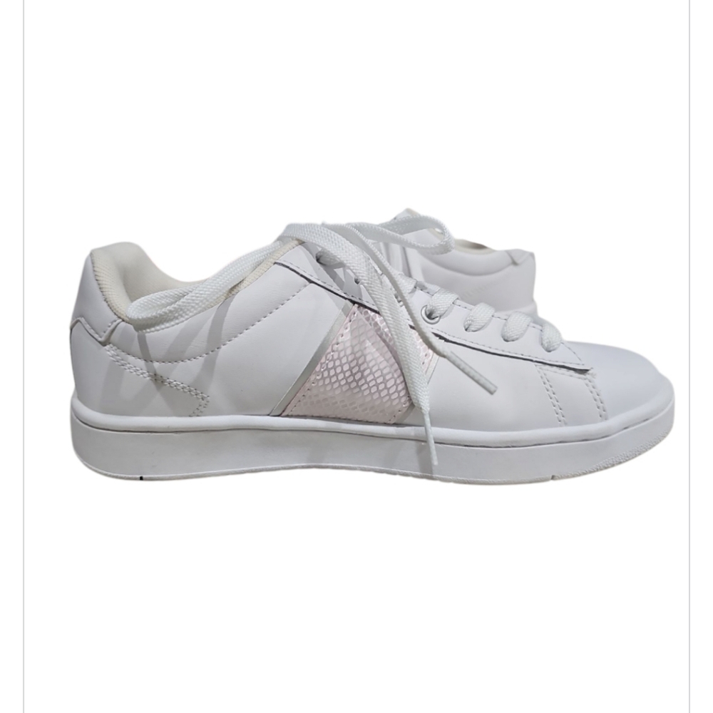 K-Swiss Tennis Shoes/Sneakers Women's Size 9 Leather White/Pink Accent EUC - Picture 11 of 13